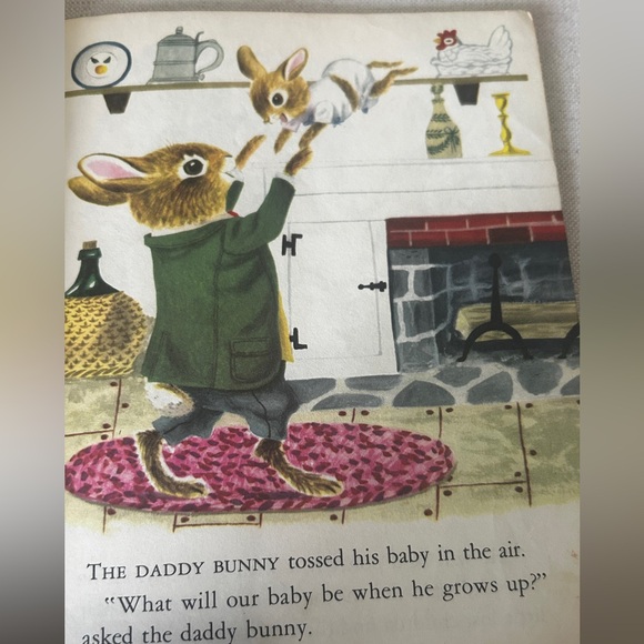 🎉HP🎉 1955 Vintage “The Bunny Book” - A Little Golden Book - Picture 5 of 7